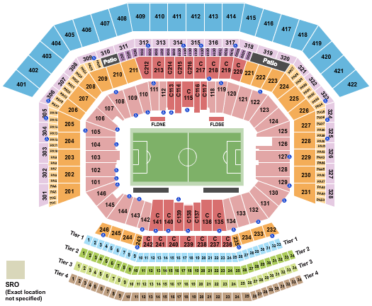Levi's Stadium World Cup Seating Chart
